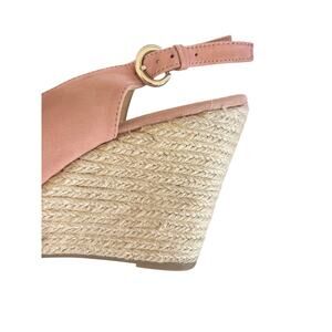 NINE WEST Foreveryung Espadrille Peep-Toe Sling Back Wedge Sandals-Size 11